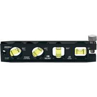 Billet Torpedo Level, 6" L, Aluminum, 4 Vials, Magnetic Southpoint Industrial Supply