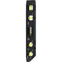 Billet Torpedo Level, 9" L, Aluminum, 4 Vials, Magnetic Southpoint Industrial Supply