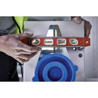 Reinforced Torpedo Level, 12" L, Aluminum, 4 Vials, Magnetic Southpoint Industrial Supply