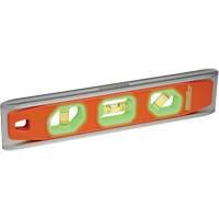 Glo-View&reg; Torpedo Level, 9" L, Aluminum, 3 Vials, Magnetic Southpoint Industrial Supply