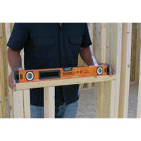 Level with Protective End-Caps, Box, 2' L, Aluminum, 3, Magnetic Southpoint Industrial Supply