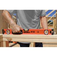 Level with Protective End-Caps, Box, 2' L, Aluminum, 3, Non-Magnetic Southpoint Industrial Supply
