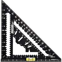 &eacute;querre de charpentier MACH-1 Smart Mark Johnny Square&reg; de 7-1/4 po avec fiole de niveau Southpoint Industrial Supply
