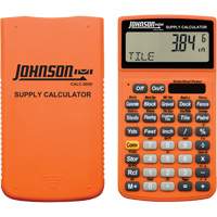 Calculatrice de fournitures orange haute visibilit&eacute; avec &eacute;tui robuste Southpoint Industrial Supply