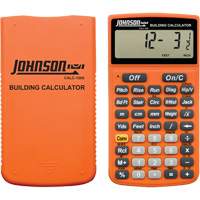 Calculatrice de construction orange haute visibilit&eacute; avec &eacute;tui robuste Southpoint Industrial Supply