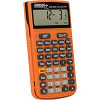 Calculatrice de construction orange haute visibilit&eacute; avec &eacute;tui robuste Southpoint Industrial Supply