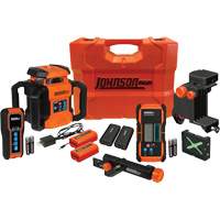 GreenBrite&reg; Dual Slope Rotary Laser Level Kit, 4000' (1219.2 m), 510 Nm/530 Nm Southpoint Industrial Supply