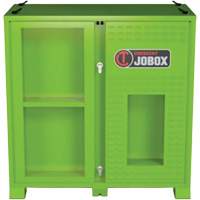Ventilated Onsite PPE Storage Cabinet, Steel, High-Visibility Lime Green Southpoint Industrial Supply