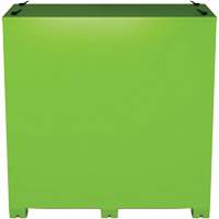 Ventilated Onsite PPE Storage Cabinet, Steel, High-Visibility Lime Green Southpoint Industrial Supply