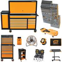 MEGAMOD Master Mechanics Tool Set in Premium Modular Foam Trays with Tool Storage & Shop Equipment, 1331 Pieces Southpoint Industrial Supply
