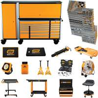 MEGAMOD Mechanics Tool Set in Premium Modular Foam Trays with Tool Storage & Shop Equipment, 1629 Pieces Southpoint Industrial Supply