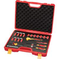 Jeu d'outils isol&eacute;s VDE &agrave; prise 3/8", 1000 V, 20 M Southpoint Industrial Supply