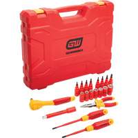 Jeu d'outils isol&eacute;s VDE &agrave; prise 3/8", 1000 V, 20 M Southpoint Industrial Supply
