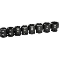 Jeu de douilles m&eacute;triques &agrave; 6 pans, 8 Mcx, Chocs, Prise de 3/4" Southpoint Industrial Supply