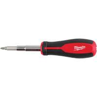 11-in-1 Magnetic 1/4" & 3/8" Drive Multi-Bit Screwdriver, 8" L, Cushion Grip Handle Southpoint Industrial Supply