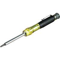 Tournevis multi-embouts pour &eacute;lectroniques 4-en-1, 6-5/8" lo, Prise Coussin&eacute;e Southpoint Industrial Supply