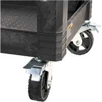 Chariot utilitaire MODbox, 0 tiroirs, 44-63/100" lo x 25-1/2" la x 39" h, Noir Southpoint Industrial Supply