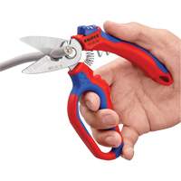 45° Angled Electricians' Shears, 6-1/4", Single Ring Handle Southpoint Industrial Supply