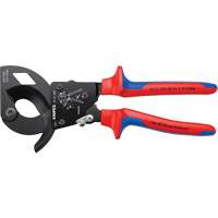 Ratcheting Cable Cutters with Comfort Grip, 10" Southpoint Industrial Supply