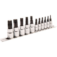 Magnetic Bit Socket Set JMTB-11, Torx&reg;, 1/4"/3/8" Drive, 11 Pcs Southpoint Industrial Supply