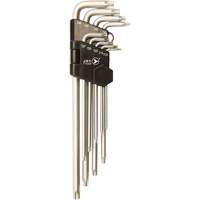 Jeu de cl&eacute;s inviolables magn&eacute;tiques extra-longues JMTK-9L., 9 mcx, Torx Southpoint Industrial Supply
