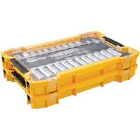 Mechanic Tool Set with TOUGHSYSTEM&reg; 2.0 Tray & Lid, 131 Pcs, 1/4"/3/8" Drive Size, Deep Southpoint Industrial Supply