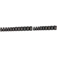 6-Point SAE/Metric Socket Set, 49 Pcs, Impact, 3/8" Drive Size, Deep Southpoint Industrial Supply