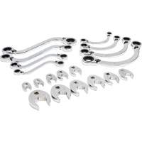 Specialty Wrench Set in Foam Storage Tray, Ratcheting Box, 19 Pieces, Imperial Southpoint Industrial Supply