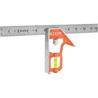 &eacute;querre combin&eacute;e, 12" lo, 1/8"/1/16"/1/32" Graduations, Acier inoxydable Southpoint Industrial Supply