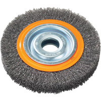 Brosse rotative, 7" dia., Fils 0,118", Arbre 1-1/4" Southpoint Industrial Supply