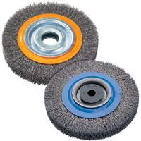 Brosse rotative, 8" dia., Fils 0,118", Arbre 1-1/4" Southpoint Industrial Supply