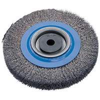 Brosses rotatives &agrave; fils torsad&eacute;s d'&eacute;tabli, 6" dia., Fils 0,0118", Arbre 1/2" - 1-1/4" Southpoint Industrial Supply