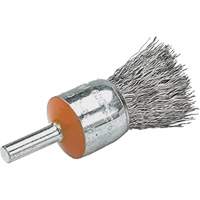 Brosses mont&eacute;es &agrave; fils cr&ecirc;p&eacute;s, 1/2", Fils 0,02", Tige 1/4" Southpoint Industrial Supply