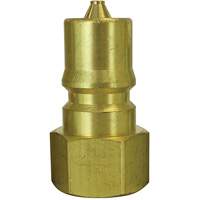 Hydraulic Quick Coupler Plug, 1/4" Dia., Brass Southpoint Industrial Supply