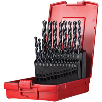 Jobber Length Drill Bit Set, 21 Pieces, High Speed Steel Southpoint Industrial Supply
