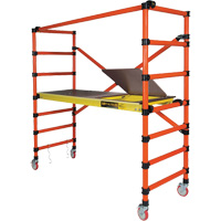 Mobile Work Scaffolding - Speedy Mobile Scaffolding, Fibreglass Frame, 79-1/2" D x 78" H Southpoint Industrial Supply