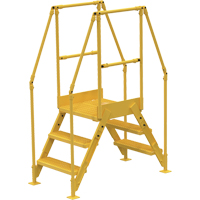 Crossover Ladder, 54-1/2" Overall Span, 30" H x 24" D, 24" Step Width VC442 | Southpoint Industrial Supply