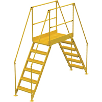 Crossover Ladder, 116" Overall Span, 60" H x 48" D, 24" Step Width VC456 | Southpoint Industrial Supply