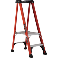 Industrial Extra Heavy-Duty Pro Platform Stepladders (FXP1800 Series), 2', 375 lbs. Cap. VD413 | Southpoint Industrial Supply