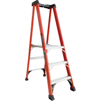 Industrial Extra Heavy-Duty Pro Platform Stepladders (FXP1800 Series), 3', 375 lbs. Cap. VD414 | Southpoint Industrial Supply
