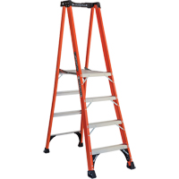 Industrial Extra Heavy-Duty Pro Platform Stepladders (FXP1800 Series), 4', 375 lbs. Cap. VD415 | Southpoint Industrial Supply