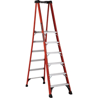 Industrial Extra Heavy-Duty Pro Platform Stepladders (FXP1800 Series), 6', 375 lbs. Cap. VD417 | Southpoint Industrial Supply