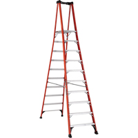 Industrial Extra Heavy-Duty Pro Platform Stepladders (FXP1800 Series), 10', 375 lbs. Cap. VD419 | Southpoint Industrial Supply