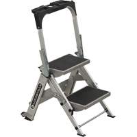 Tilt & Roll Step Stool Ladder, 2 Steps, 23" x 21" x 34.50" High VD438 | Southpoint Industrial Supply