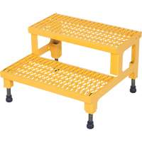 Adjustable Step-Mate Stand, 2 Step(s), 23-13/16" W x 22-7/8" L x 15-1/4" H, 500 lbs. Capacity Southpoint Industrial Supply