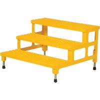 Adjustable Step-Mate Stand, 3 Step(s), 36-3/16" W x 33-7/8" L x 22-1/4" H, 500 lbs. Capacity VD448 | Southpoint Industrial Supply