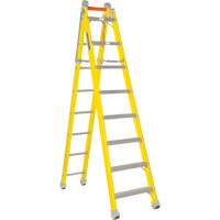 Step to Straight Ladder, 13.8', Fibreglass, 375 lbs., CSA Grade 1AA VD470 | Southpoint Industrial Supply