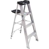 Step Ladder, 4', Aluminum, 300 lbs. Capacity, Type 1A VD558 | Southpoint Industrial Supply