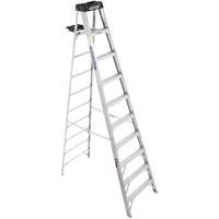 Step Ladder, 10', Aluminum, 300 lbs. Capacity, Type 1A VD562 | Southpoint Industrial Supply