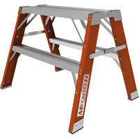 Buildman™ Step-up Workbench, 2' H x 33.5" W x 25.75" D, 300 lbs. Capacity, Fibreglass VD699 | Southpoint Industrial Supply